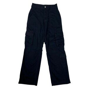 Hollister Ultra High-Rise Cargo Dad Pant - Black - Size 23L